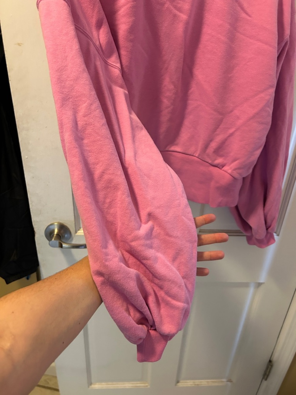 JoyLab Pink Snap-Button Pullover Sweatshirt - Picture 4 of 4